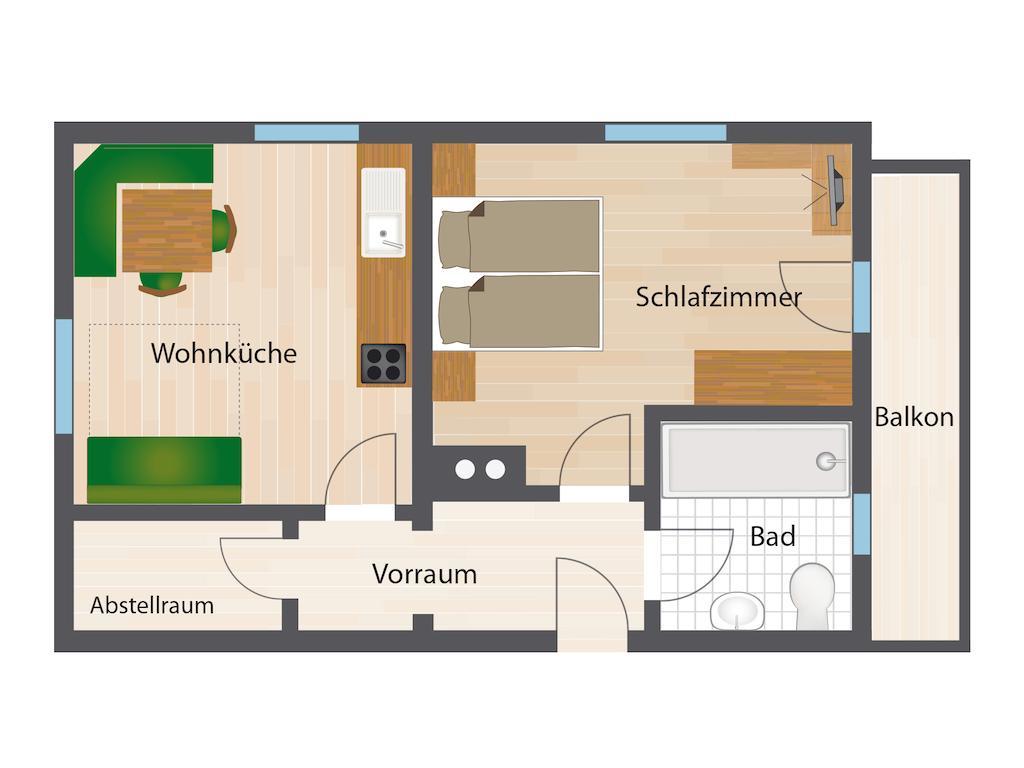Haus Pitzer/Apartments Troicher Schladming Værelse billede